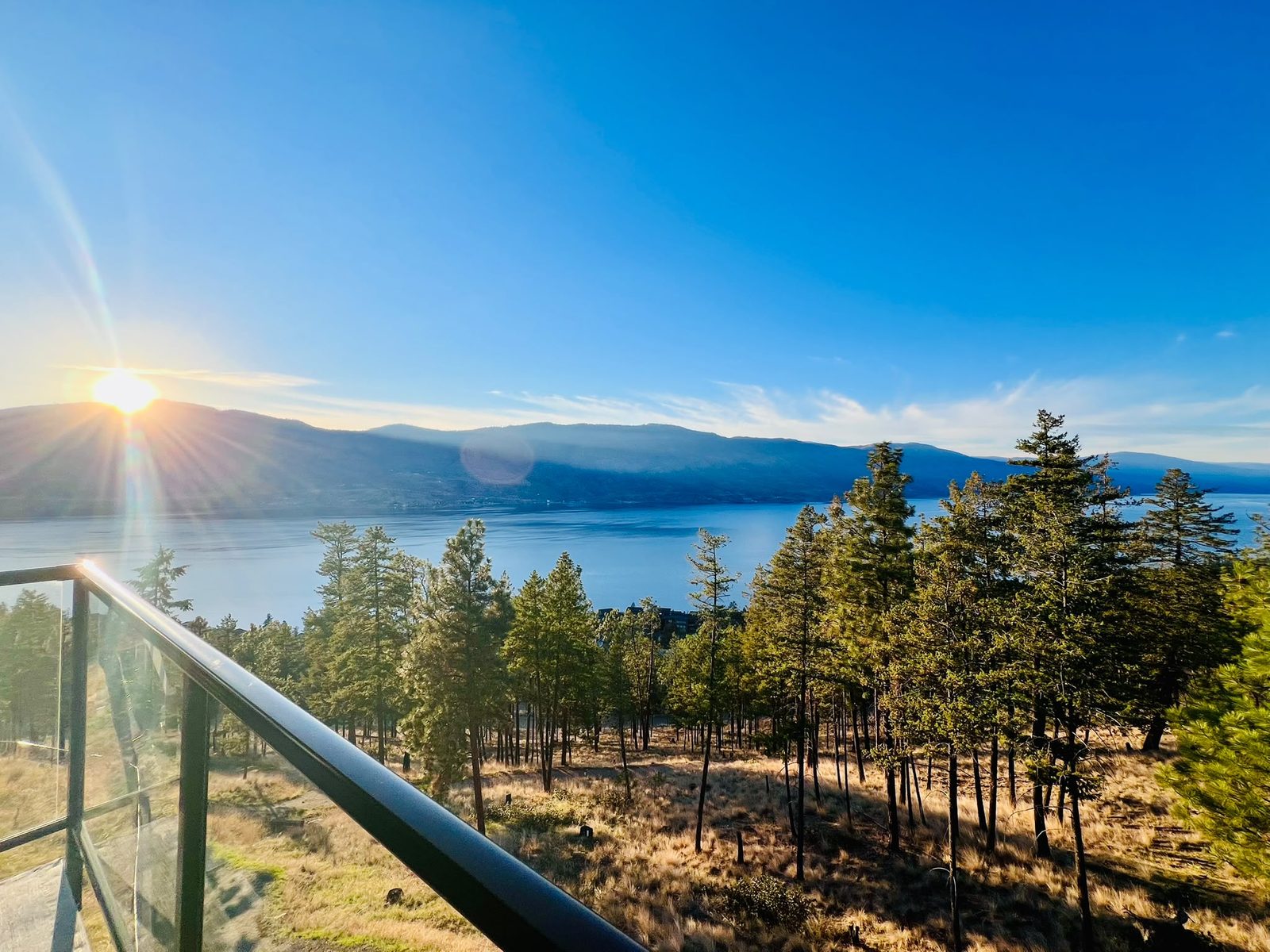 Sunrise from the balcony